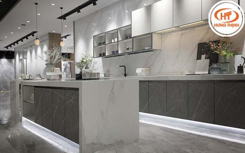 Đá Nung Kết -Vật Liệu Ốp Bàn Bếp Thời Đại Mới